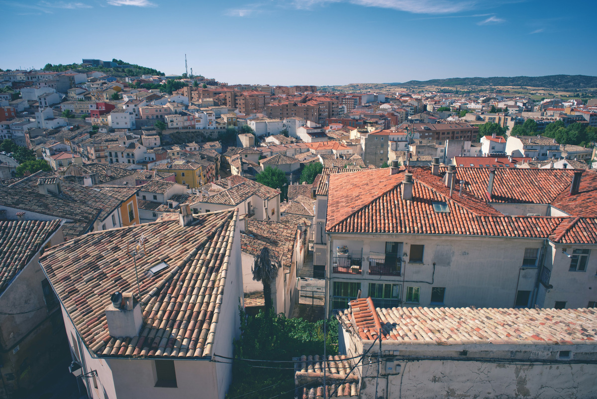 Los tejados del casco antiguo de Cuenca