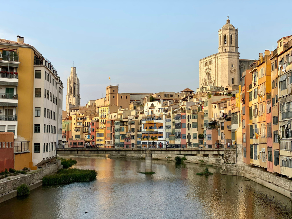 Las casas del río Onyar, en Girona