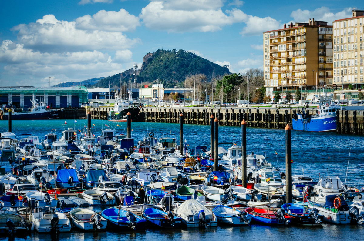El puerto deportivo de Santander