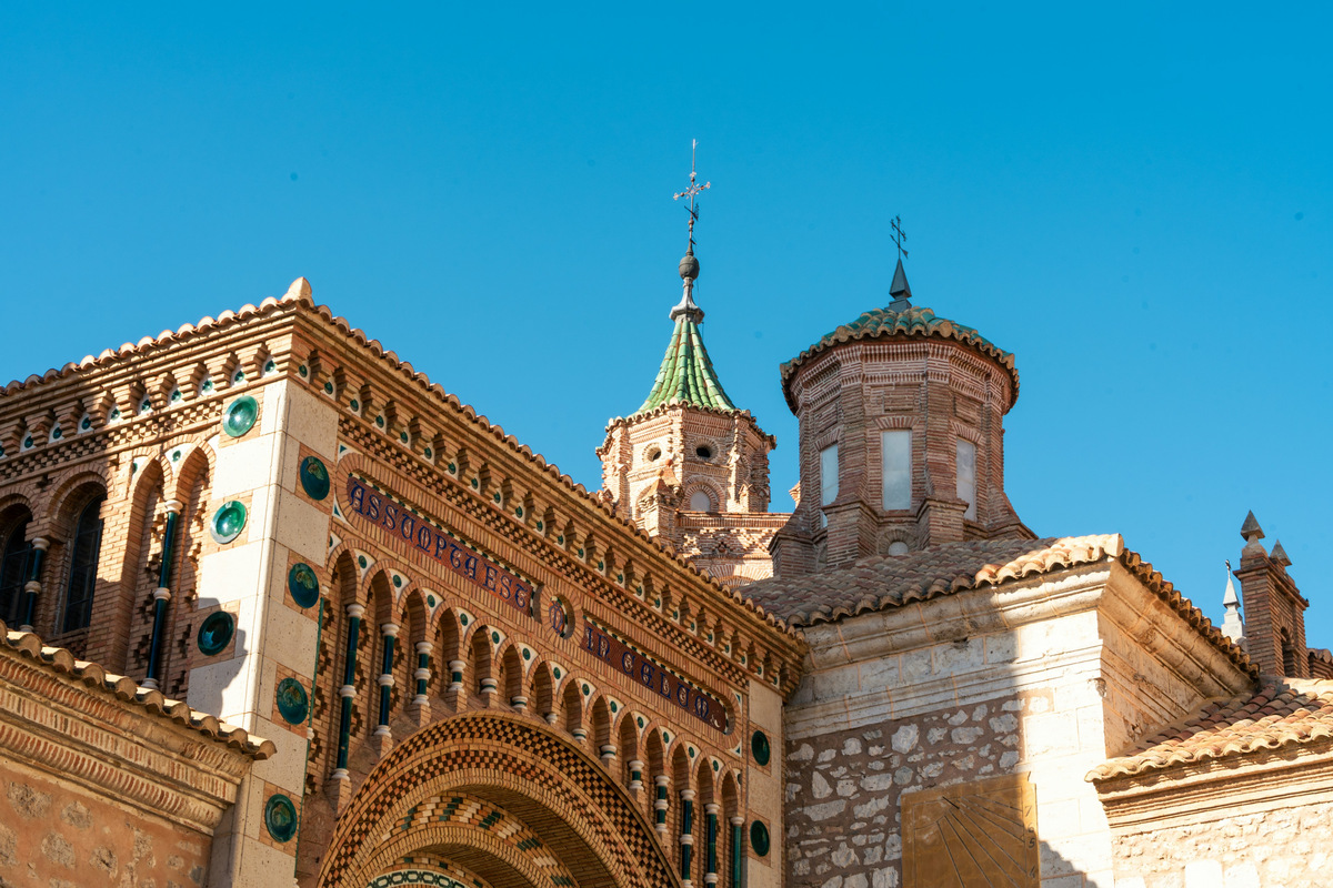 Edificios mudéjares en el centro de Teruel